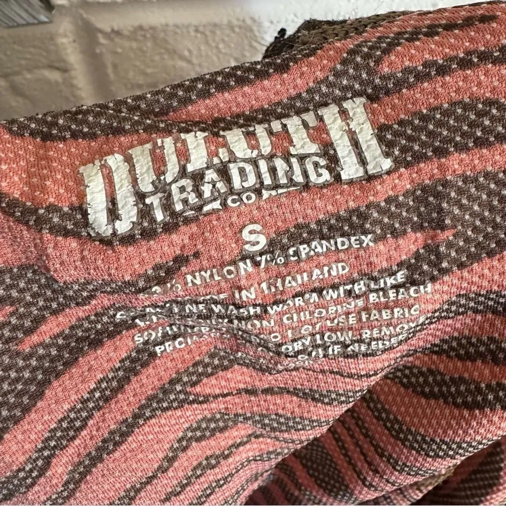 🚨4/$25 Duluth Trading Co. Orange Zebra Buck Naked Short Boxer Briefs Size Small